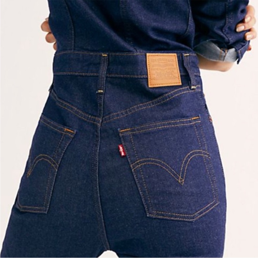 Vintage Levi’s Kickflare Jumpsuit - Medium Wash